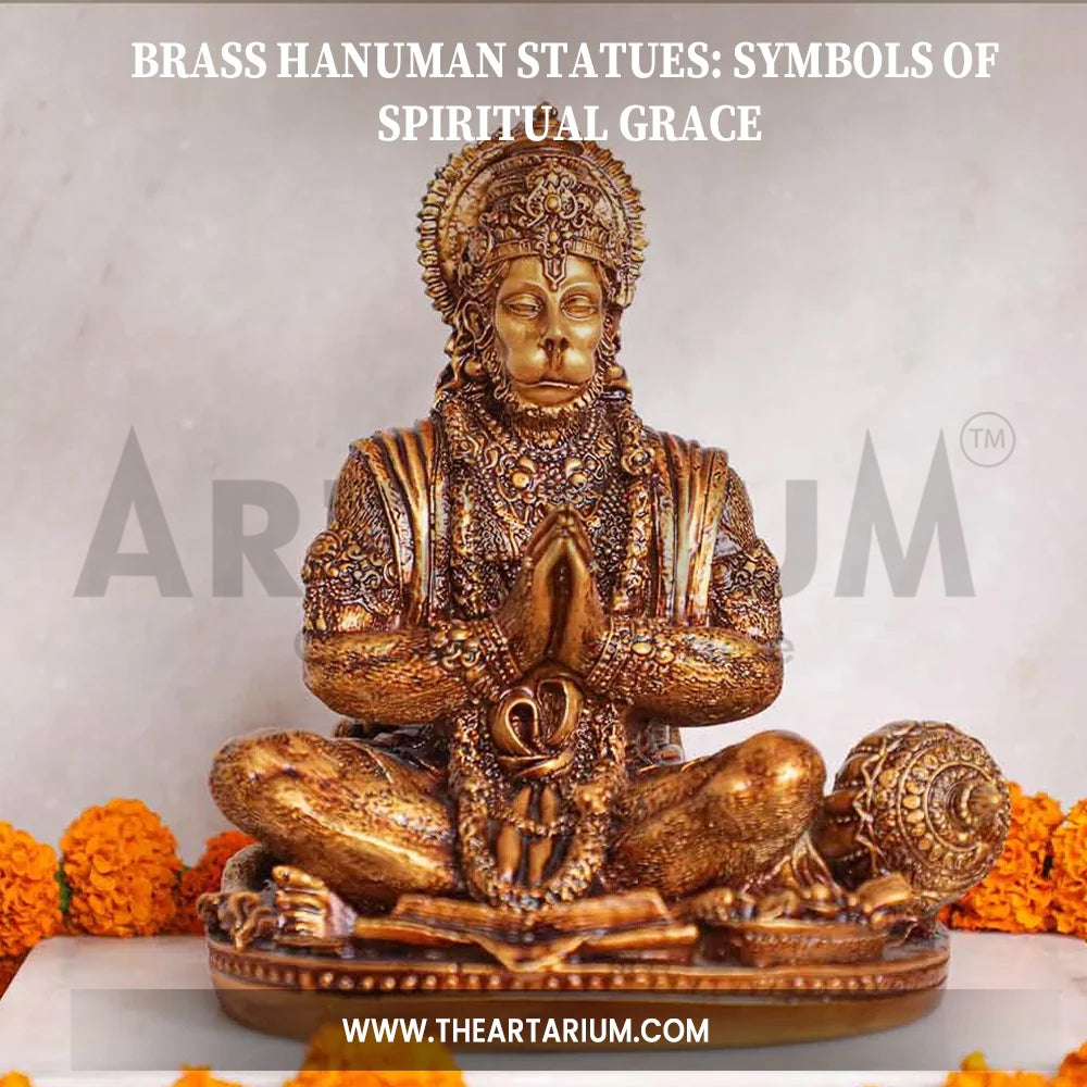 Brass Hanuman Statue