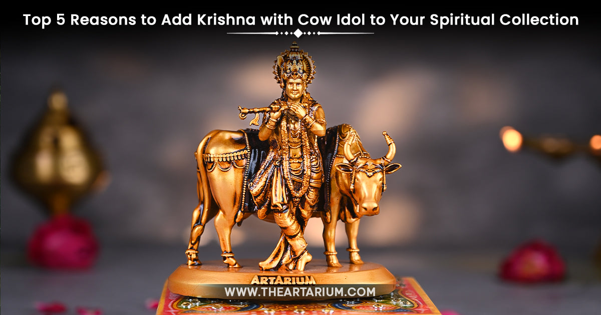 Top 5 Reasons to Add Krishna with Cow Idol to Your Spiritual Collection