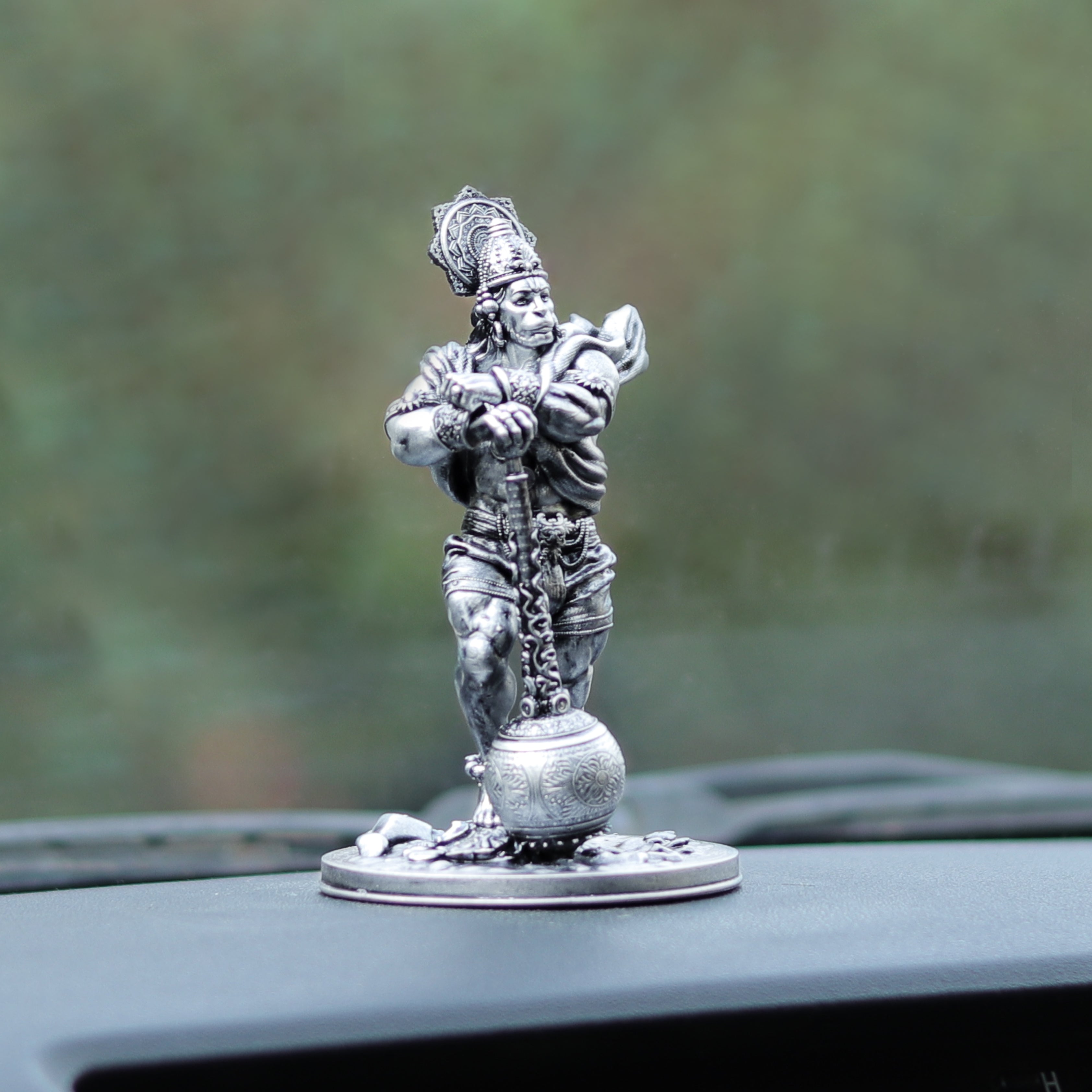 Bahubali Hanuman Car Dashboard