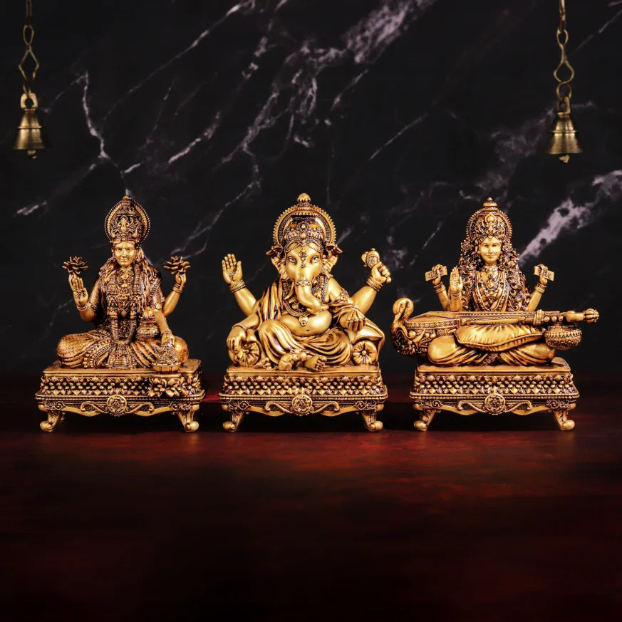 Lakshmi Saraswati Ganesha Murti