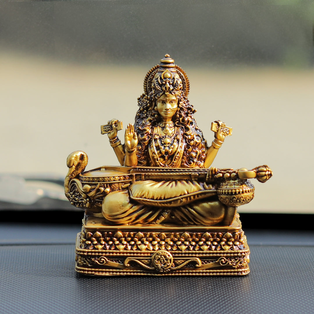 Vidya Saraswati Car Dashboard